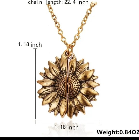 You are my sunshine locket necklace - Picture 3 of 3